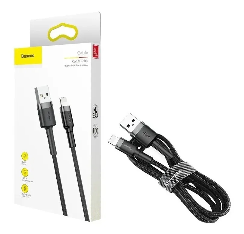 Baseus Cafule Series – Cavo Lightning Bianco, Resistente E Durevole Per Uso Quotidiano